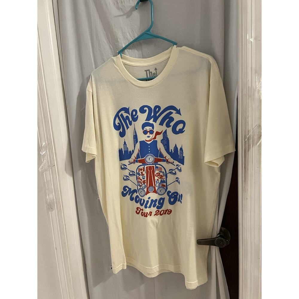 The Who 2019 Moving On Tour Tee Sz L Artwork By Chris Hopewell - Picture 2 of 5